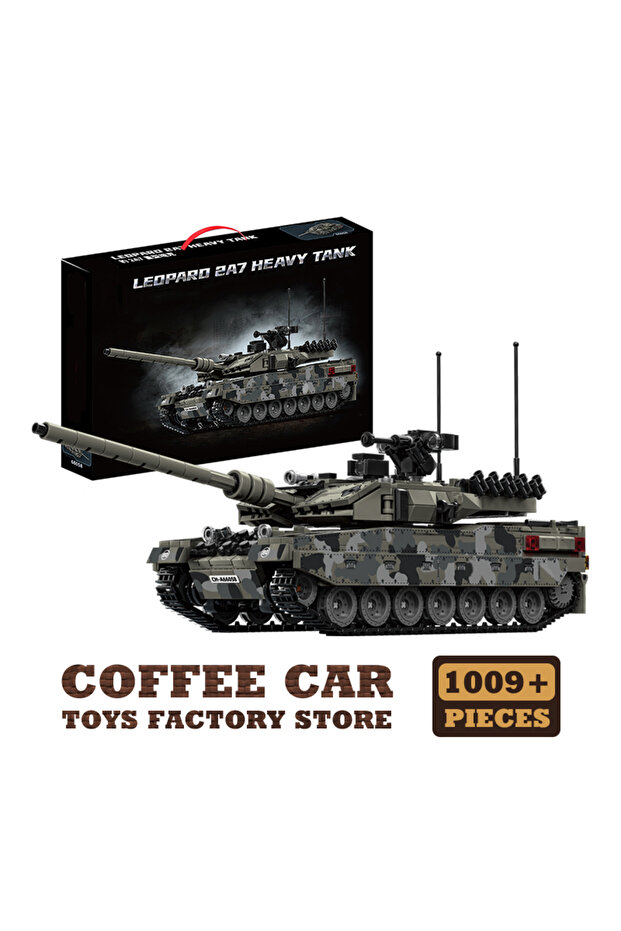 1009 pcs Classic Tank Building Blocks Sets DIY Army Armored Car Model Panzer Vehicle MOC Bricks T..