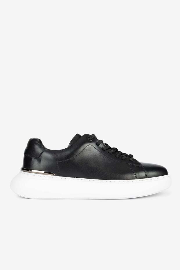 Lfr-7039-1 Leather Roller Shoes Black