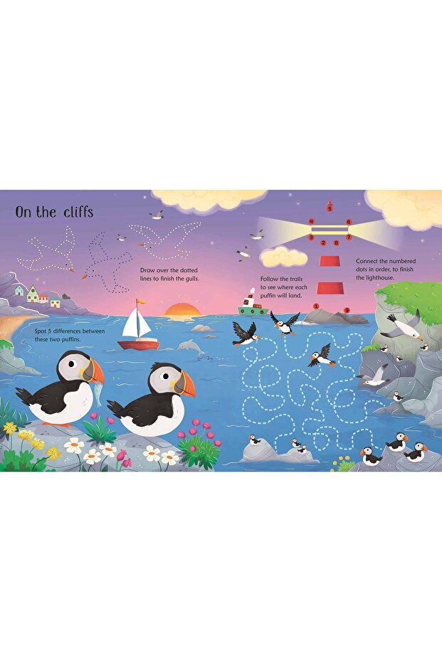 Write and Erase - Wipe-Clean Seashore Activities - 3
