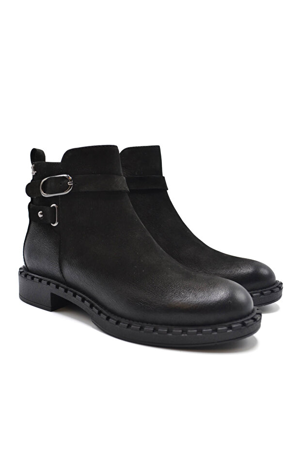 Venus 2152203K Women's Leather Boots Black