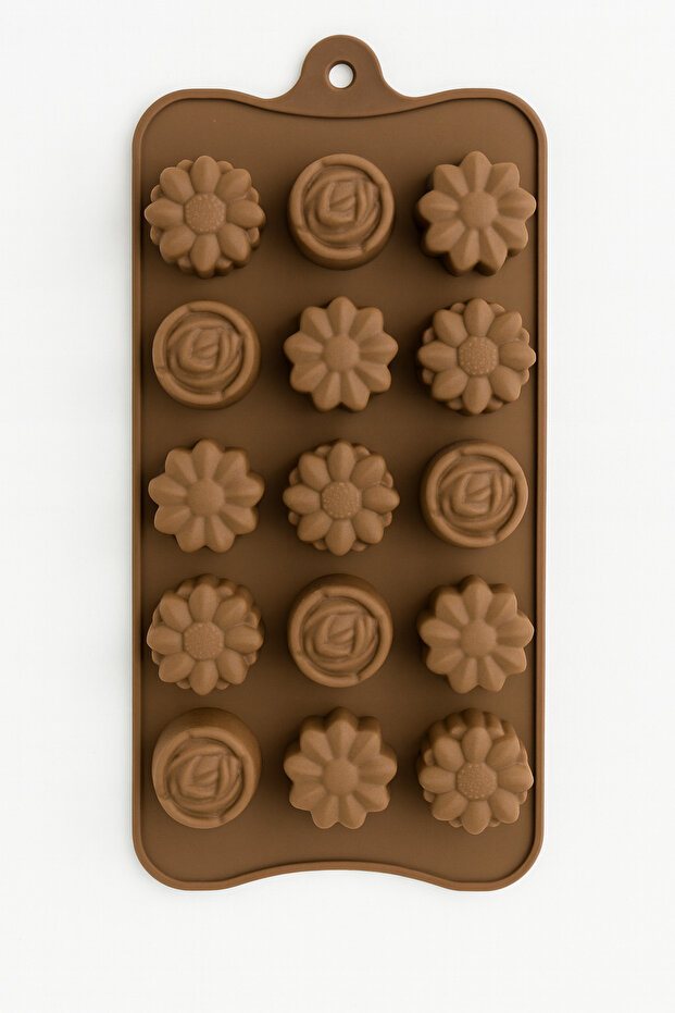 Snow and Flower Themed Silicone Chocolate, Jelly, Ice Cream Mold