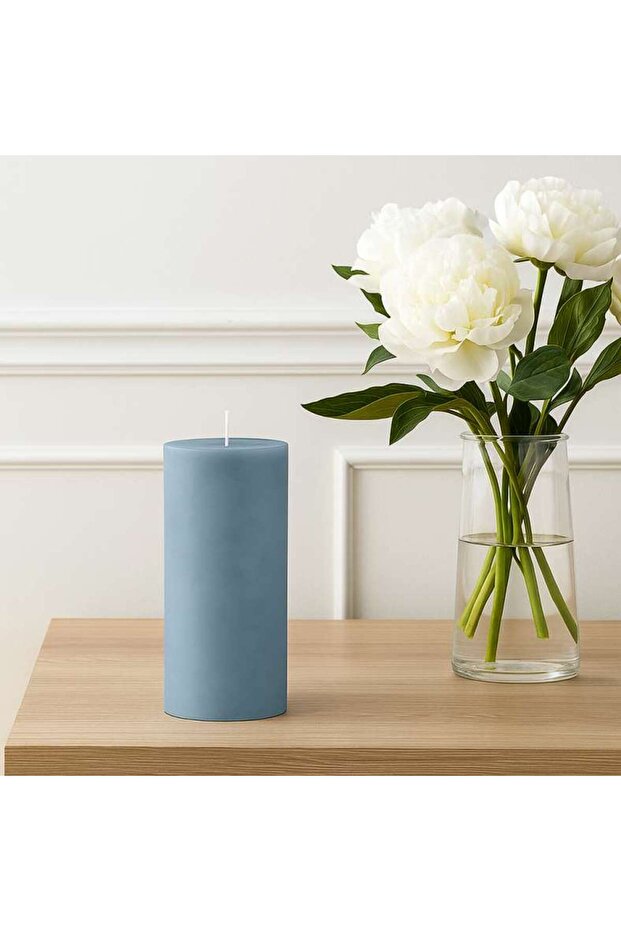Indulgence Ocean Breeze Pillar Candle Dia7x18cm - 80 Hrs