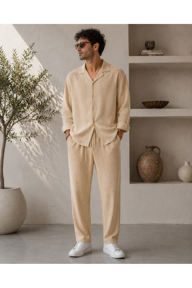 Bürümcük Fabric Lower and Upper Summer Set