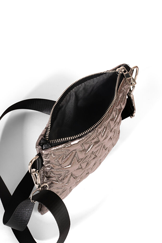 Star Pattern Crossbody Bag Platinum - 5