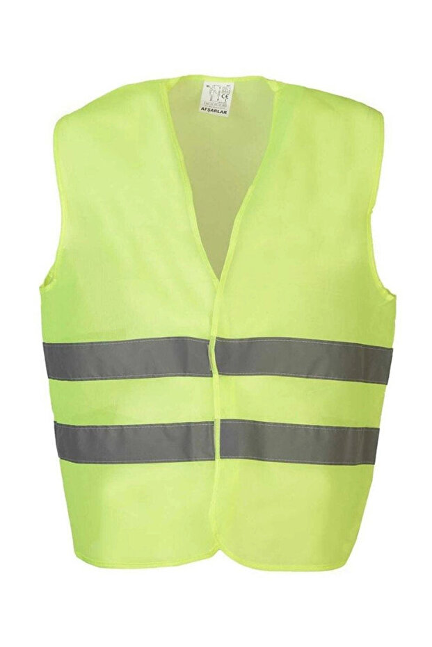 Hi-Vis F.Yellow Reflective Work Safety Vest High Visibility Traffic & Construction