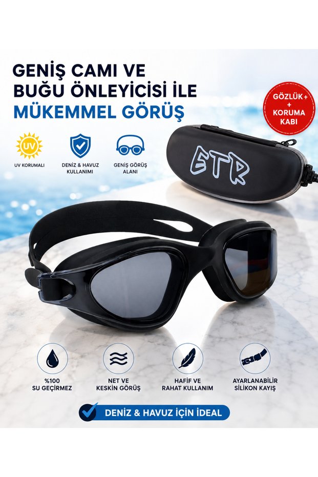 Adult Teen Comfortable Sea Pool Swimming Goggles Set (Glasses Glasses Kabi)