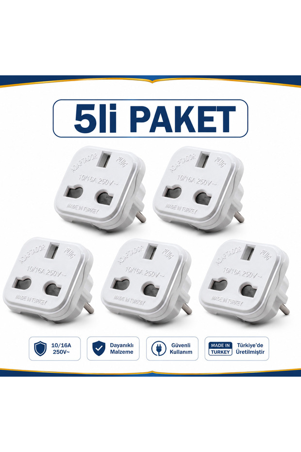 Ingiliz Adaptörü 5 Adet