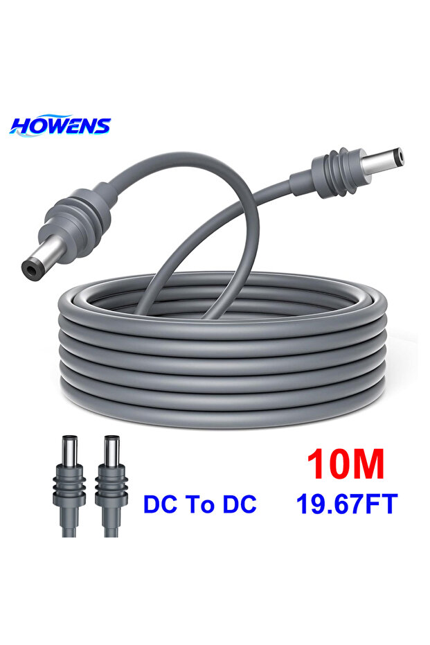 10M-19.67FT HOWENS New Power Cable For Starlink Mini DC To DC Power Cable Power Cable Heavy Duty Wat