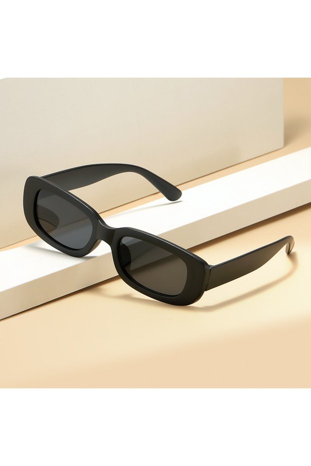 black Box Black New Sunglasses Male European Glasses Female Retro Anti-UV Sunglasses