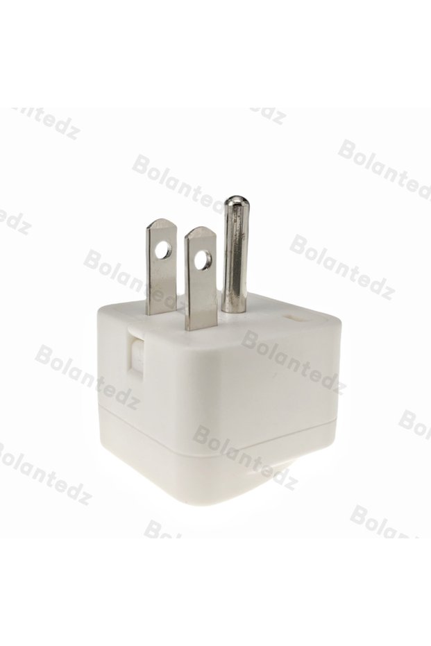 WHITE AUS Australia European to US American Canada Japan Thailand Philippines plug adapter Type B ch