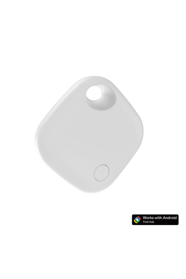 white-Type C Type C Charging Port Long-Distance Tracker for Android Google Find Hub Voice Locate Key