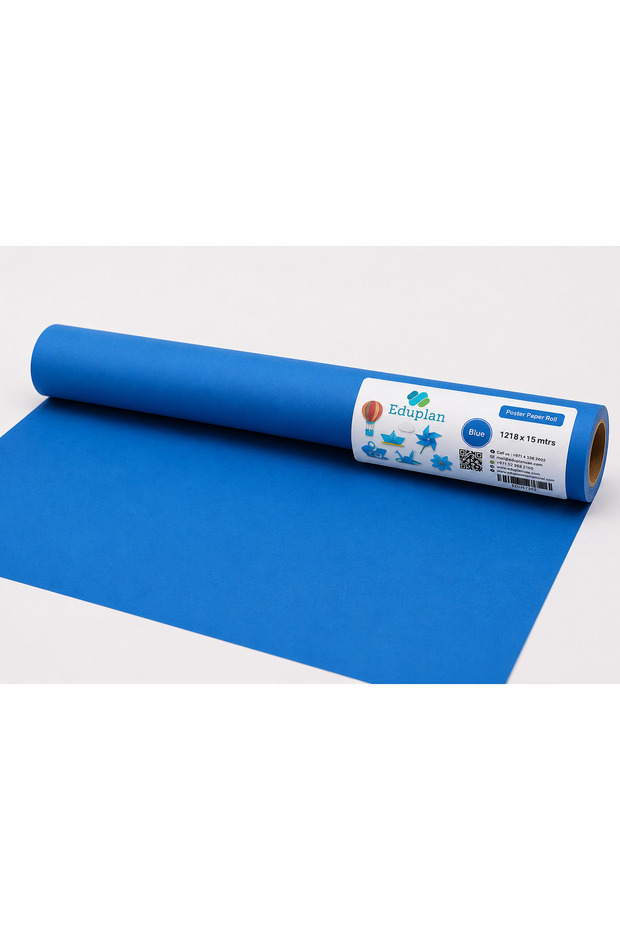 Eduplan Poster Paper Roll 1218x15M ROYAL BLUE