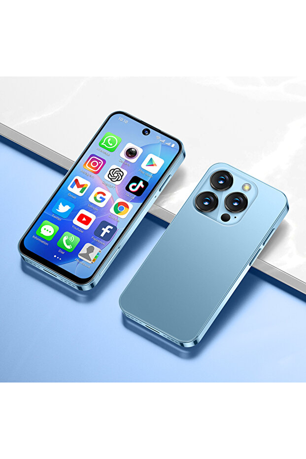 Standard Version Blue SOYES XS19 3.88" Mini Smartphone 2GB RAM 16GB ROM Android10.0 Face Recognition