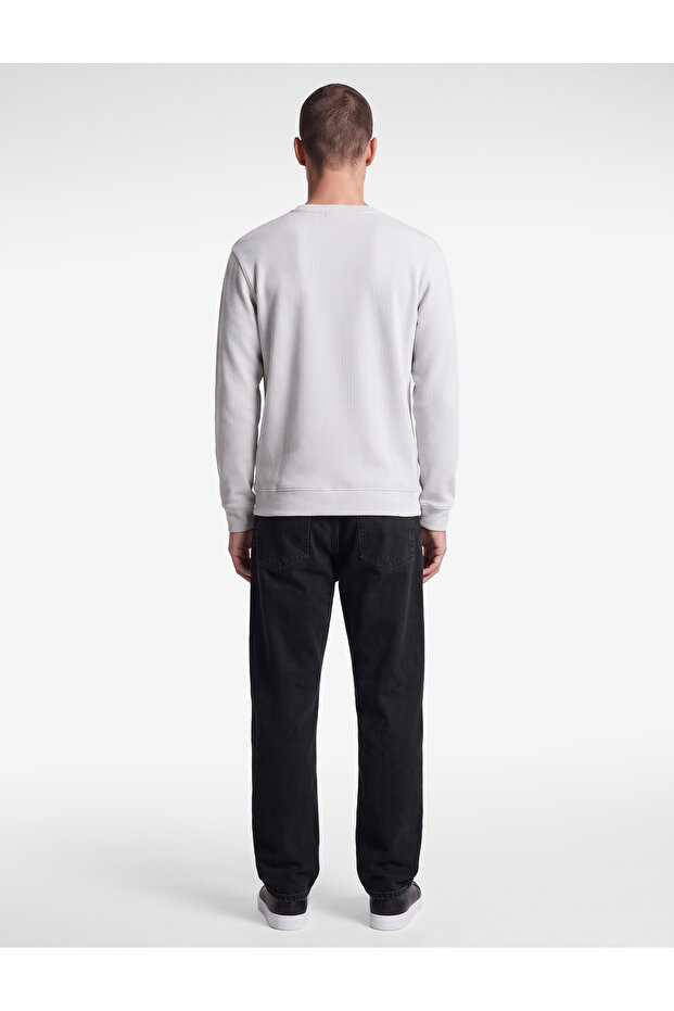 Long Sleeve Crew Neck Basic Sweatshirt - 3