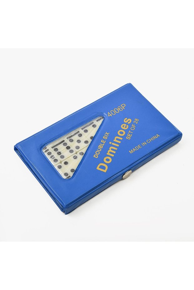Blue 1 Pc Box Dominoes Nine Dominoes Pvc Packaging Push Cards Indoor And Outdoor Game Boards