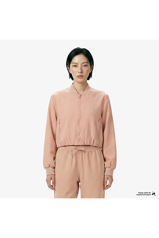 Regular Fit Women's Pink Coat