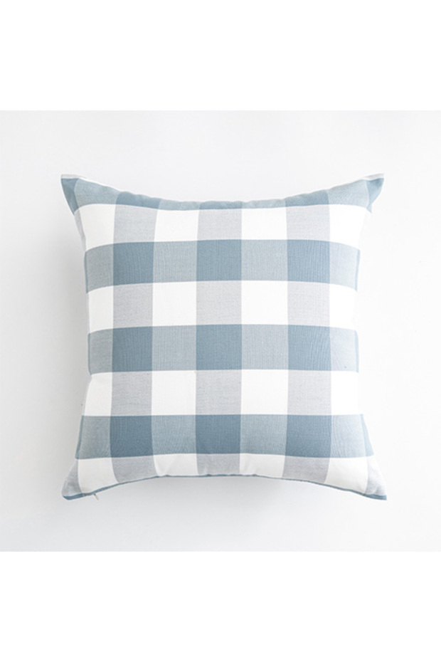 Style2 45x45cm 1PC LEEJOOM Light Blue Baby Blue Pillow Covers Plaid Home Decorative Sofa Cushion Cov