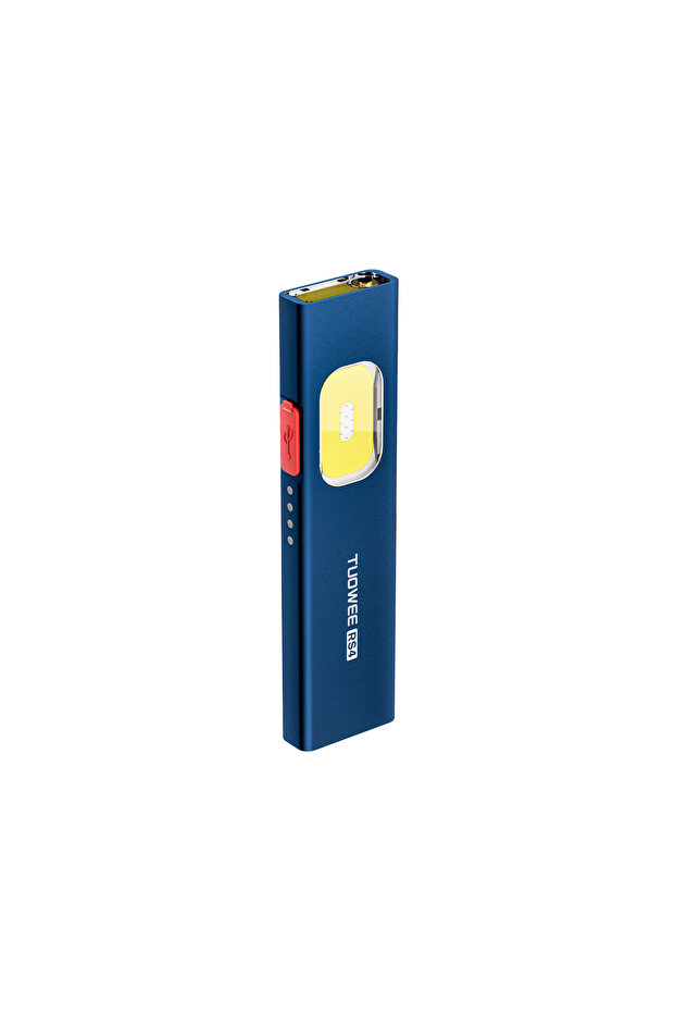 blue Rechargeable Red Laser EDC Flashlight,1500 Lumens Flat Flashlights with Red&Blue Light,Multi-Co