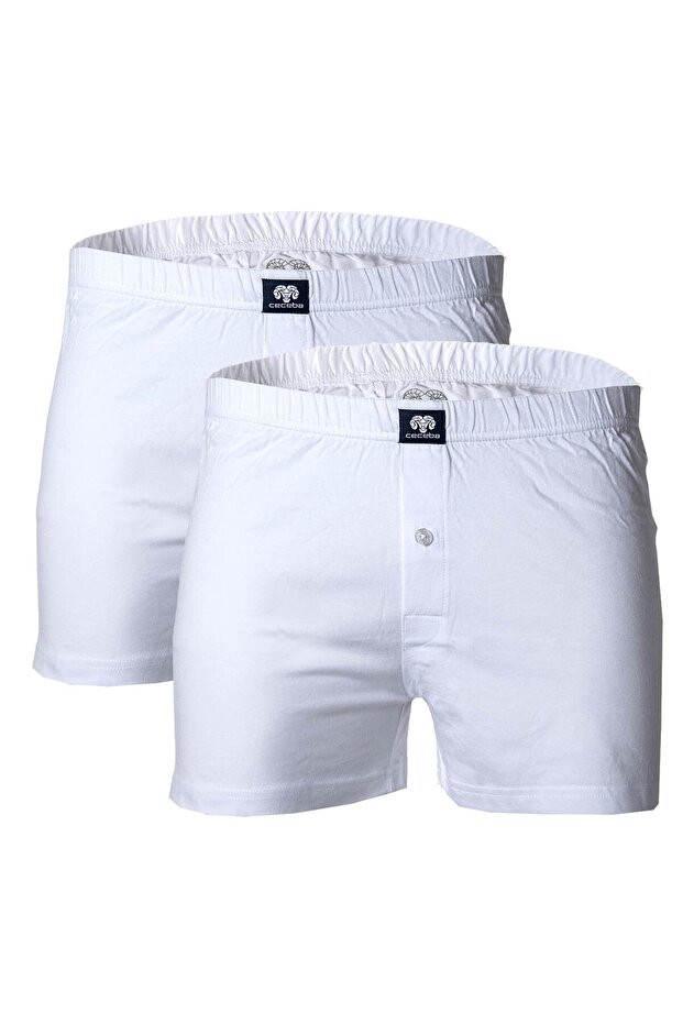 Herren Shorts, 2er Pack - Boxershort, Basic, Baumwolle, M-8XL, einfarbig