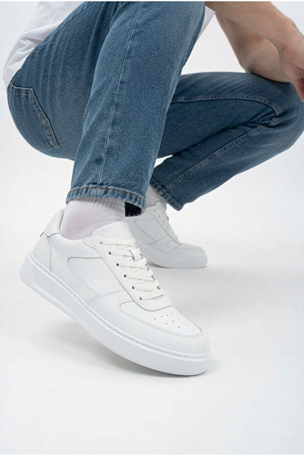 Zrk-x9 high quality thick sole white force men's sneaker