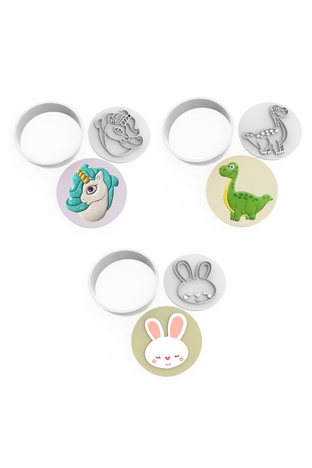 Fairytale Heroes Cookie Cutter and Stamp Set 3-Piece