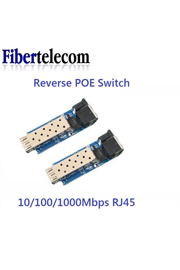 2pcs pcba Mini RPOE 1.25G Media Converter Slot SFP Transceiver Module 5V -24cDC Input 1 SFP Slot 1 R