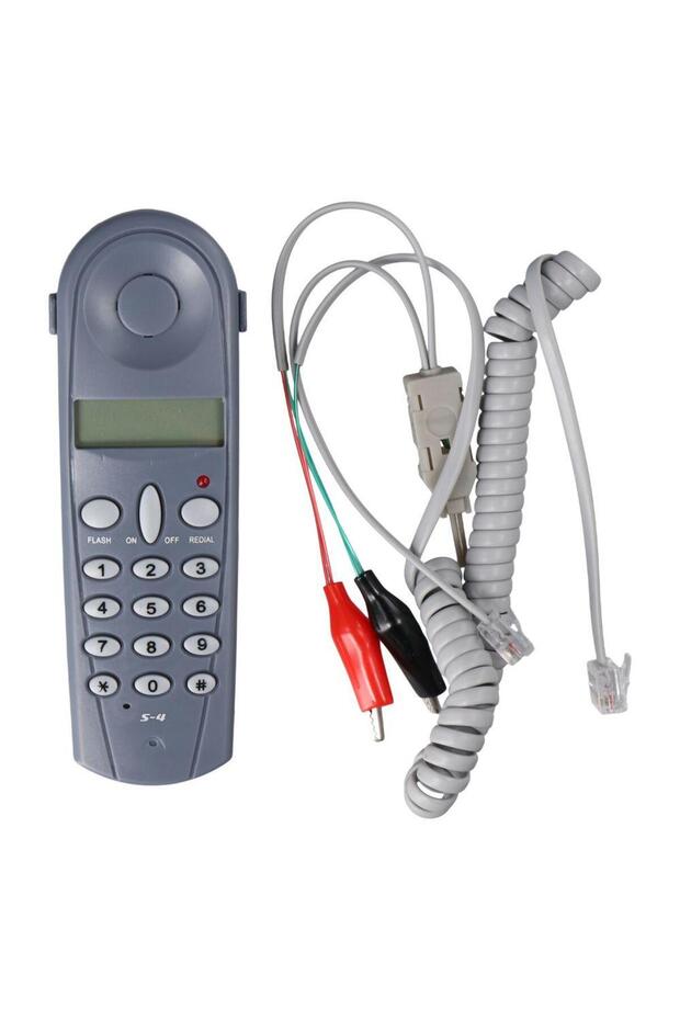 Professional Device Grey Network Cable Tester Telephone Phone Butt Test Tester Lineman Cable Line...