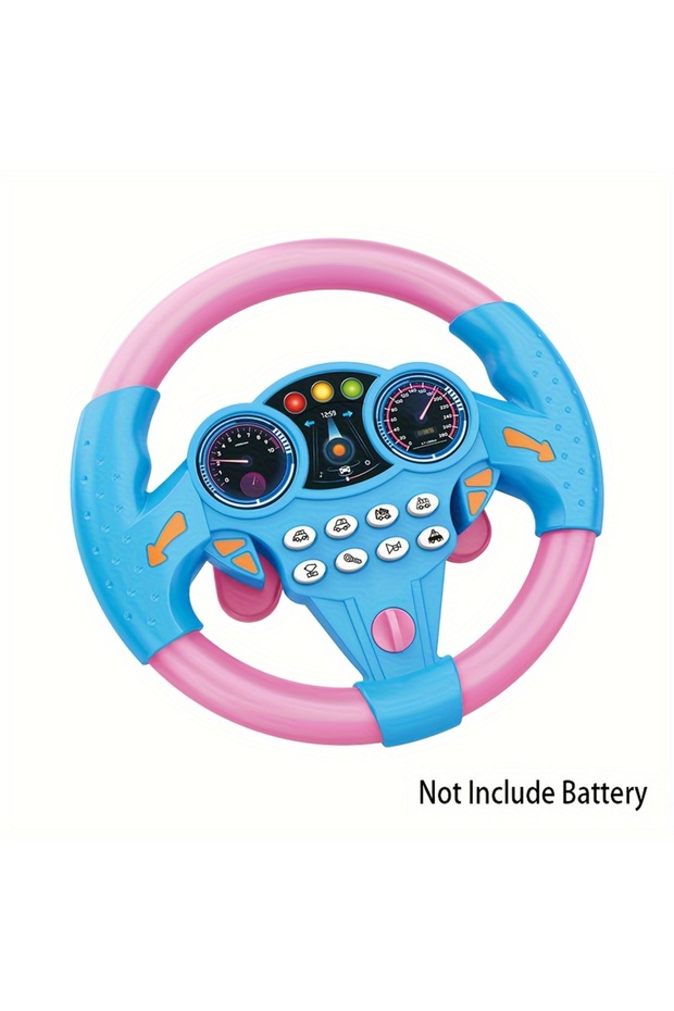 pink 1PC Car Steering Toys Steering Wheel Toy Creative Children's Education Toy Easter New Year's Da
