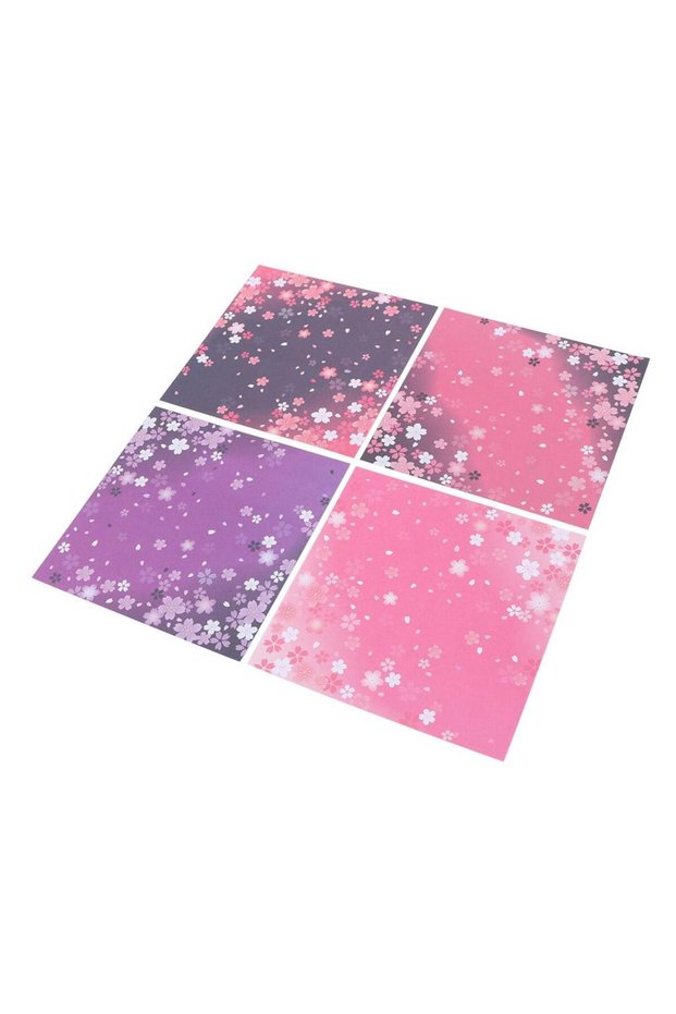 Multicolor 60Pcs/set Colorful Sakura Origami Kids Handmade Double Sides Scrapbooking DIY Decor Cherr