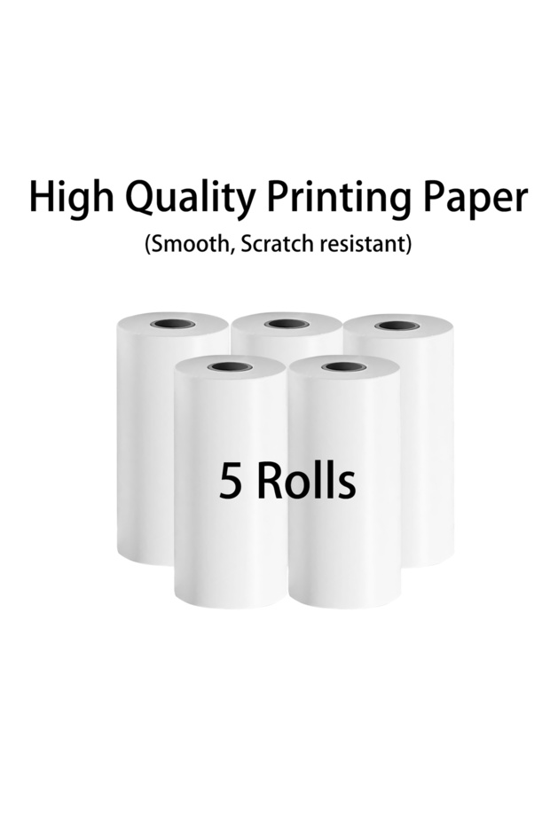 5 rolls high quality 57*25MM Thermal Printing Paper for Q5 Kids Camera Instant Print M3 M5 Mini Prin