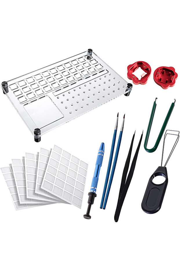 C Switch Tester Lubrication Station Pro Kit Switch Opener Acrylic Lube for Custom Mechanical Keyboa.