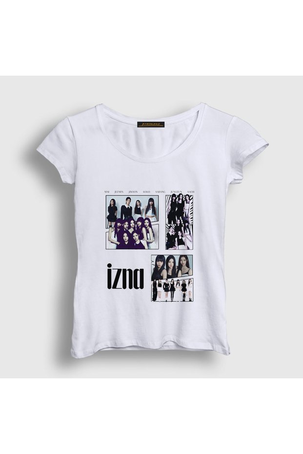 Women's White Girlgroup Izna Izna T-Shirt 597219Tt