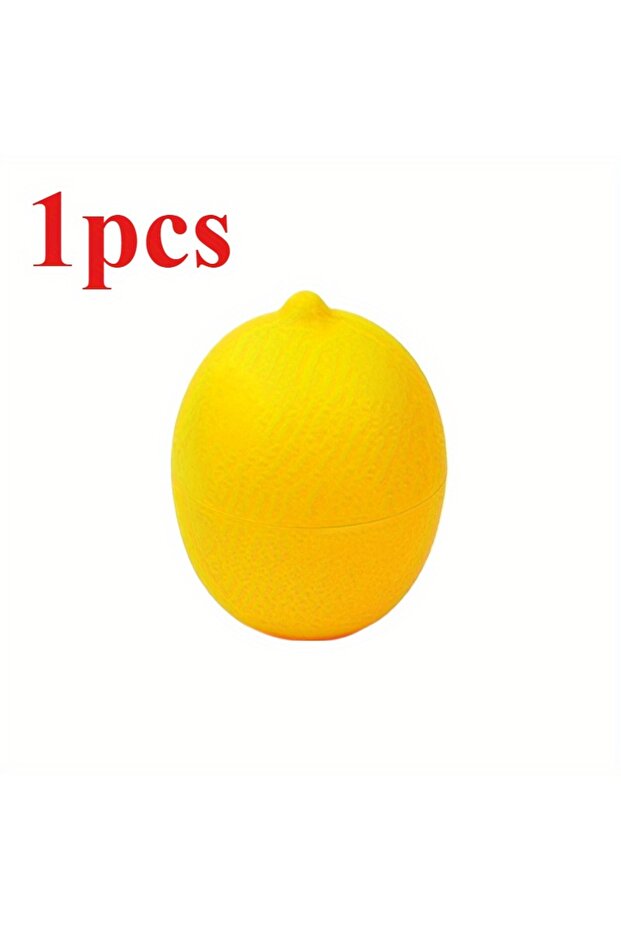 lemon 1pc Food Savers, Lemon & Onion Shaped, Multipurpose, Freezer Safe, Flip Top, Hand Wash, Durabl