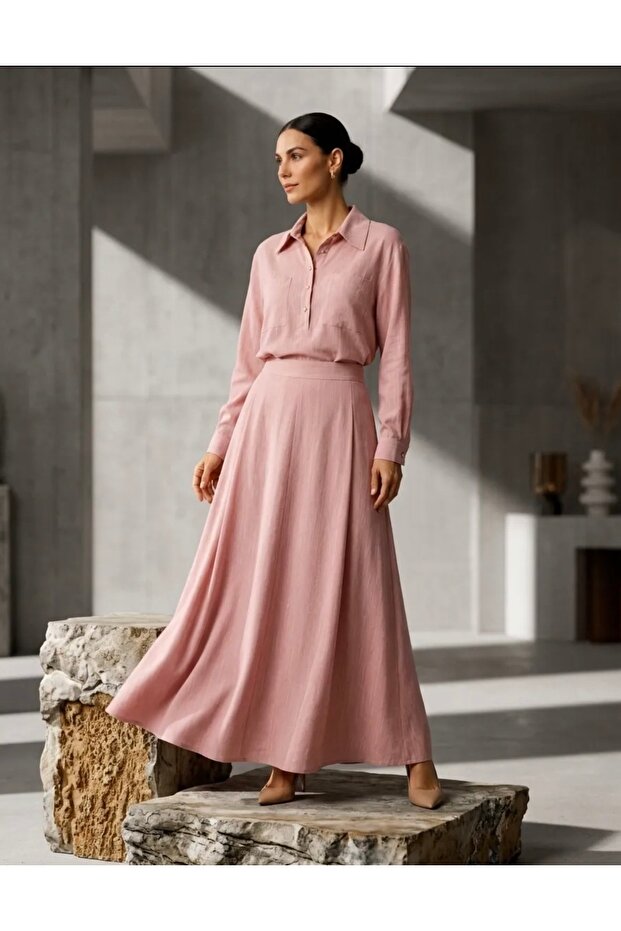 Lasis Women's Skirt and Top Set