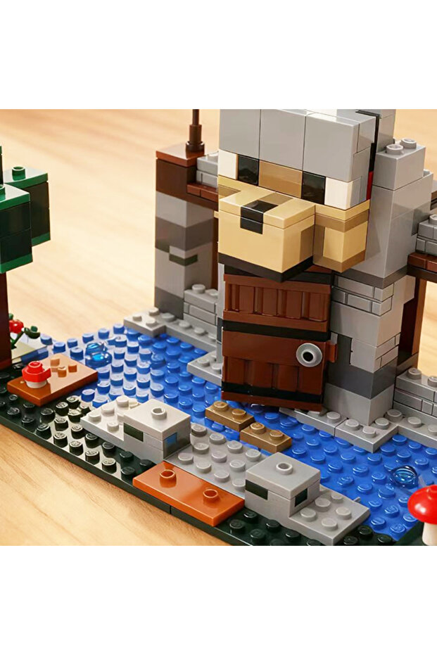 No Box 312PCS 5 Minifigures Third Party MOC Compatible Sets My Pixel World Series Building Blocks Wo