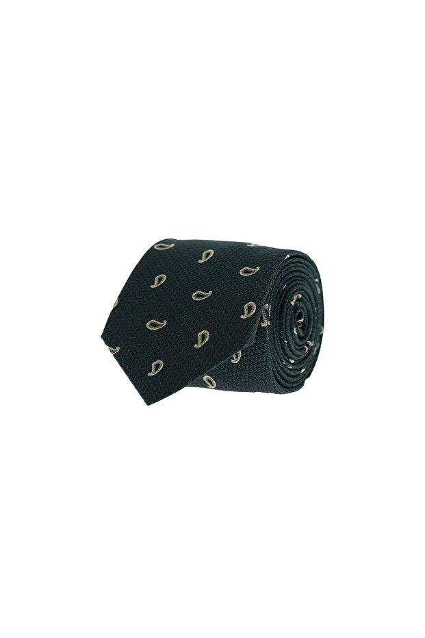 Patterned Italian Silk Tie