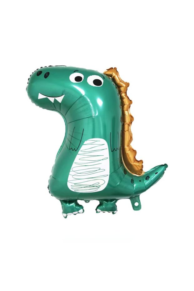 Other Type E cute cartoon dinosaur aluminum foil balloons, jungle themed animal decorations for birt