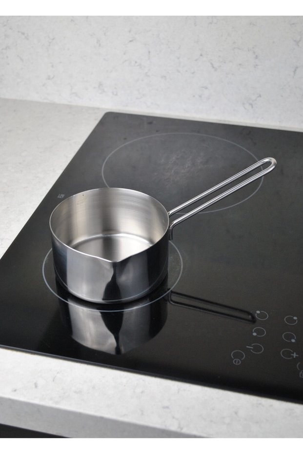 1 Piece 12 cm Stainless Steel Saucepan Milk Pot and Sauce Pot 12X6 cm Mini Egg Pan