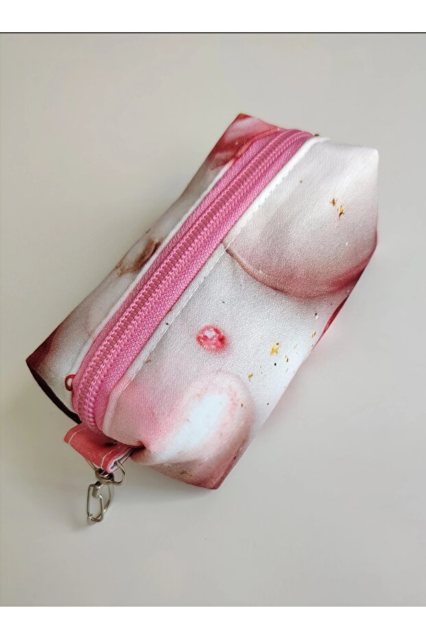 Stylish Design Zippered Mini Wallet Keychain & Bag Accessory & Bag Organizer