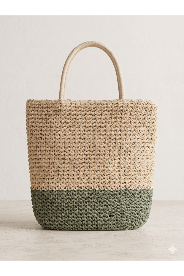Green Straw Bag Cnt1006