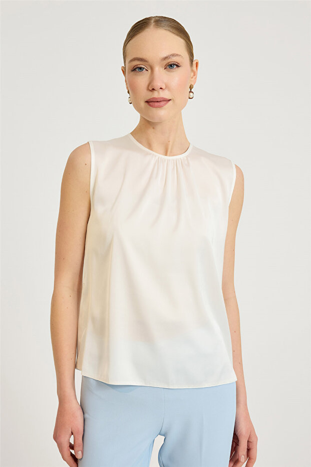 Gathered Blouse