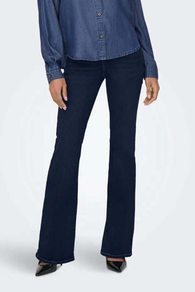 Onlhenni Life Hw Retro Flared Dnm Epp Women's Jean Pants Blue (15339690)