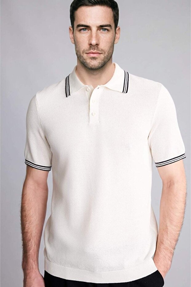 100% Cotton Knitwear Polo T-Shirt G3307Ax26Sm