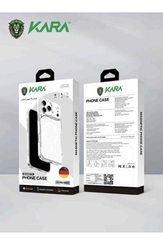 غطاء حماية شفاف لهاتف iPhone 17 Pro Max