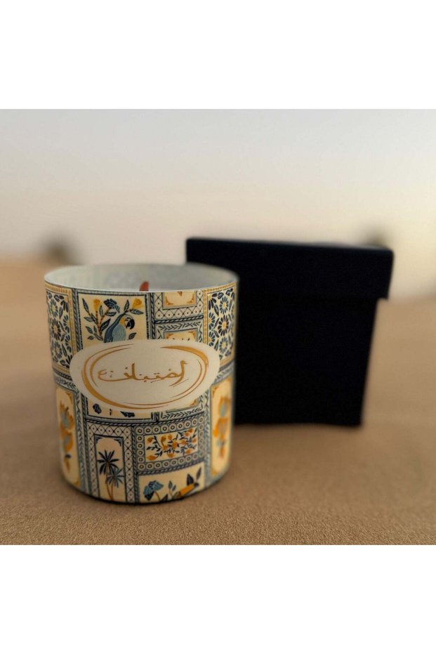 Gratitude Glass Soy Wax Candle in Gift Box | Luxury Scented Candle, 10 cm × 8.5CM | Ramadan Gifts UAE