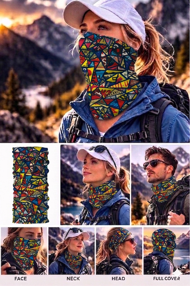 Unisex Running Cycling Motor for Buff Neck Gaiter Uv Protection Thermal Mask