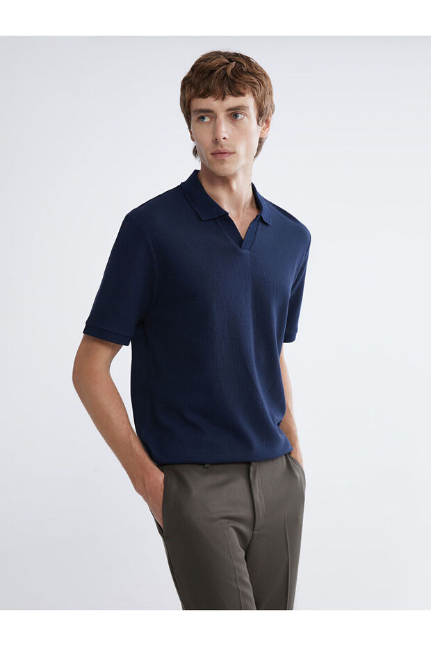 Polo Neck Men's T-Shirt