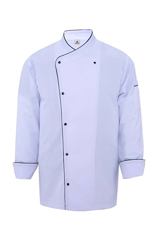 My form mono chef jacket - white black