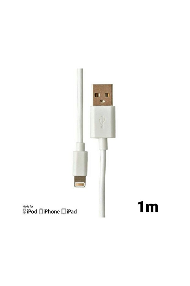 Cable MFI Lightning Procell USB White 1m - 2