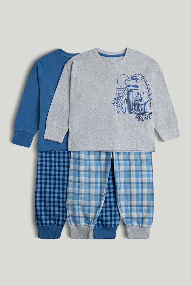 2 Pack Pyjamas - 1